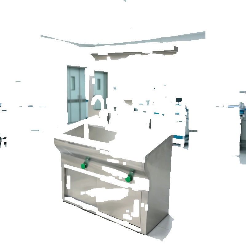 Supply Stainless Steel Hand Wash Basin Hand &amp; Knee Operated Surgical Sink Price Hospital Operatin...