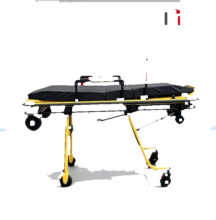 Multi-Function Hospital Ambulance Stretcher Trolley Patient Transfer Bed Medical Transport Gurney...