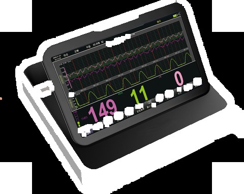 Fetal Monitor CTG Machine Twin Pregnancy