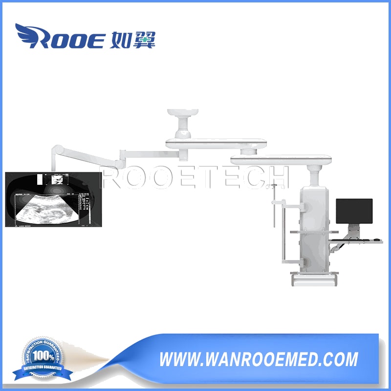Hospital Ceiling Monitor Swing Arm Single