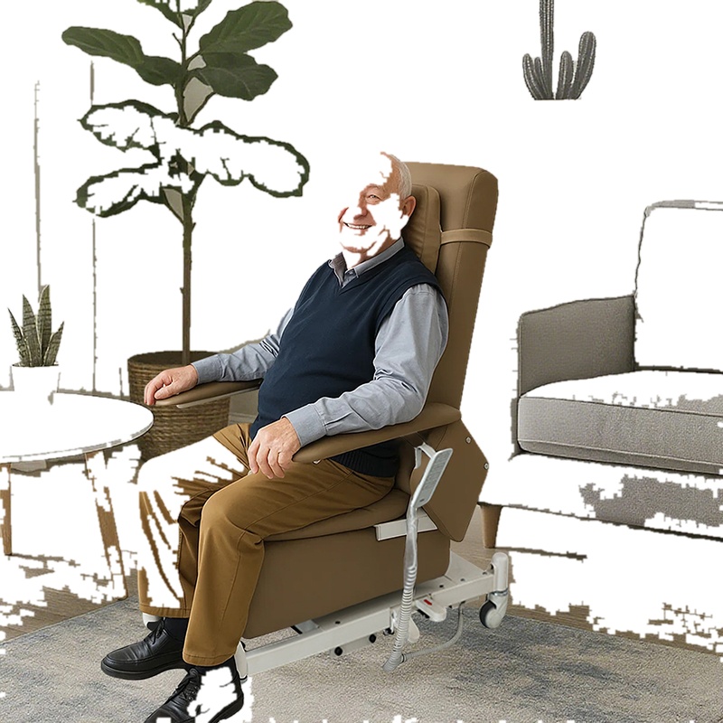 Electric Full Recline Home Care Hospital