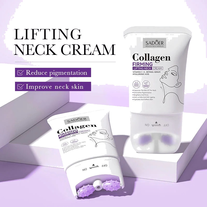 Dropshipping Collagen Infused Neck Massage Scraping Cream Other Beauty Personal Skin Care Product...