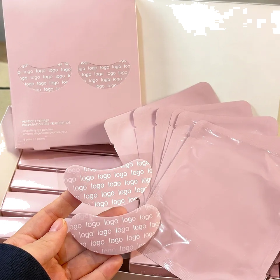 Private Label Custom Logo Skin Care Eye Pads Soothing Hydrating Under-Eye Masks Hydrogel Eye Patc...