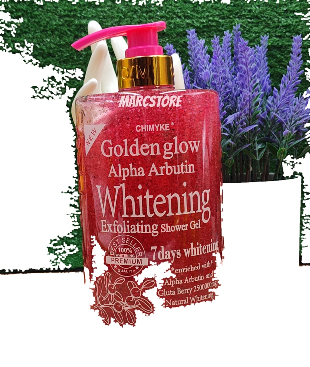 1000ml Turmeric Carrot Alpha Arbutin Golden Glow Whitening Body Wash Exfoliating Deep Cleansing M...