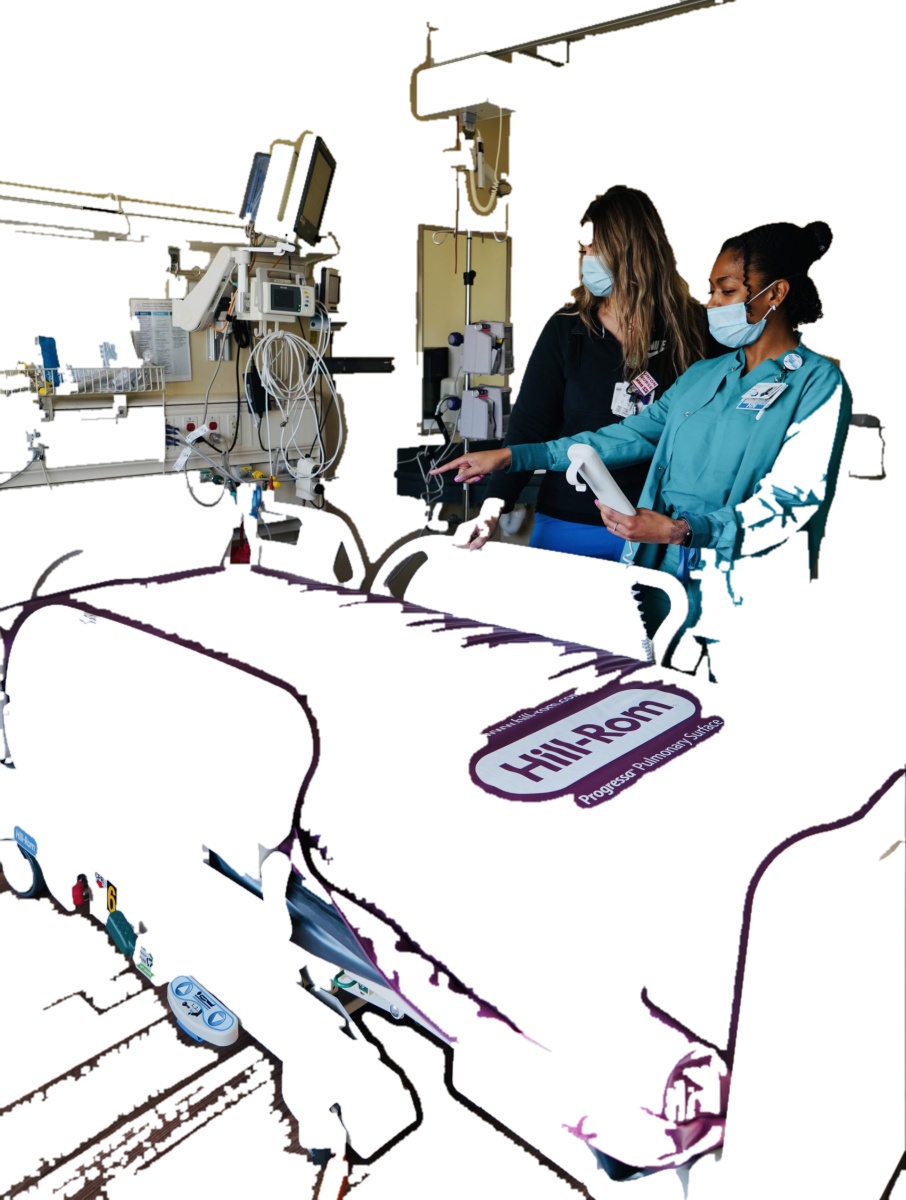 Factory Hospital Patient Using Bed