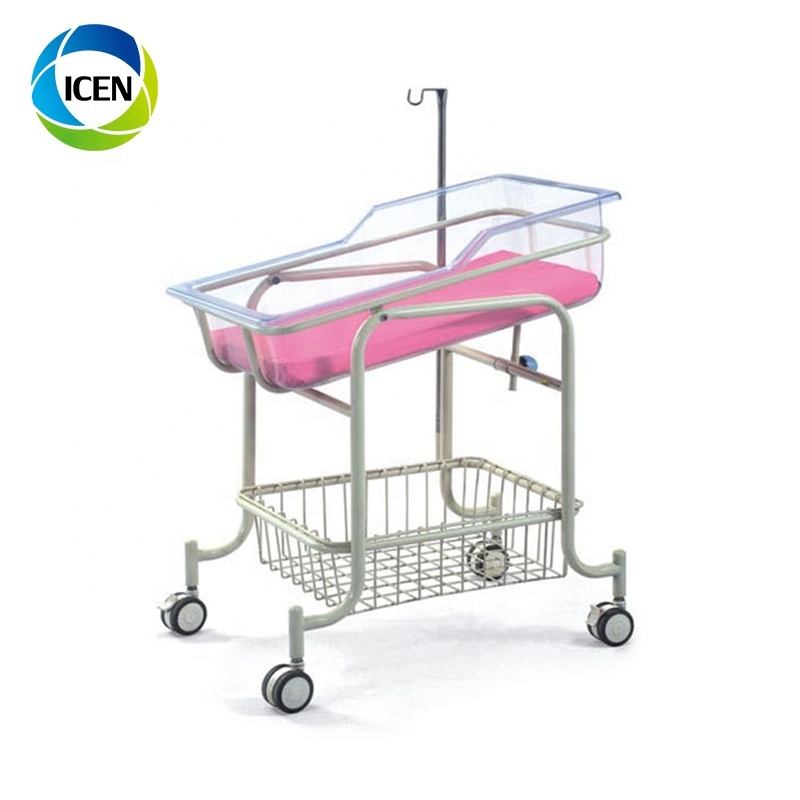 Direct Medical Baby Bassinet, Tiltable Newborn Nursery Cot  Hospital Infant Bed Host Sales