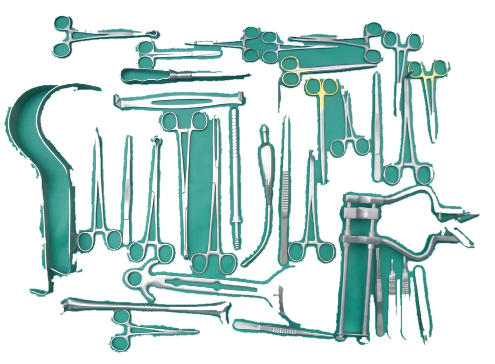 General Surgical Instruments Set Basic Laparotomy Surgery Instruments Abdominal Operation Instrum...