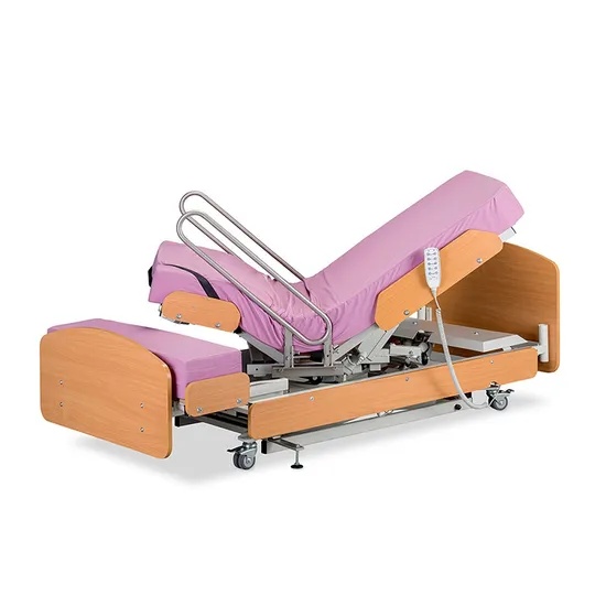 DST-5 Factory Wooden Hospital Medical Obstetric Bed Adjustable Gynecology Exam Bed Manual Deliver...