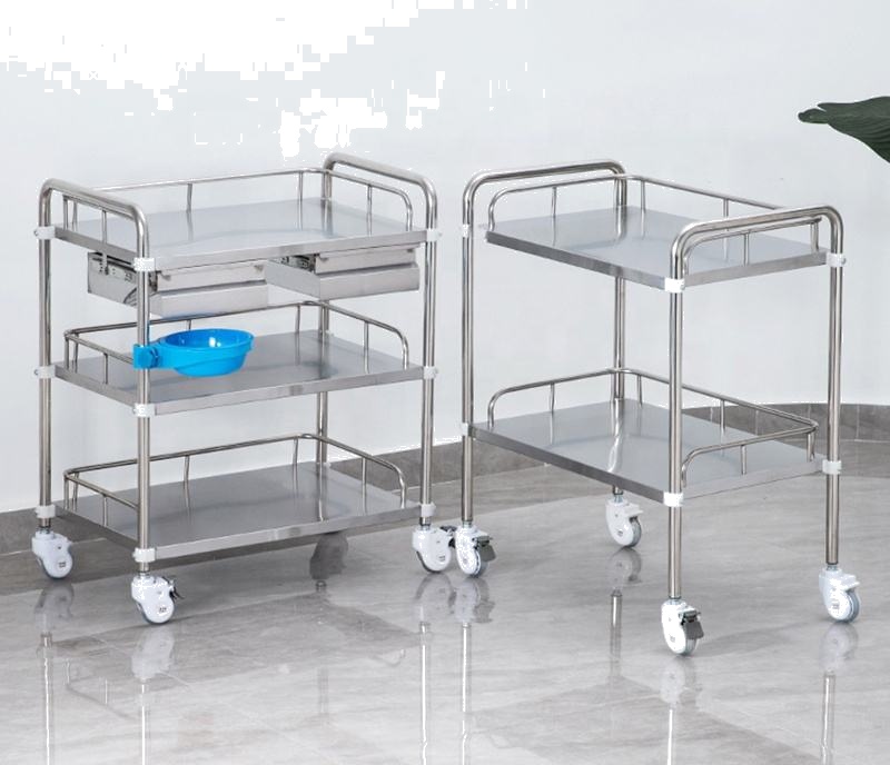 Hospital Equipment Stainless Steel Medical Rescue Trolley Patient Transfer Stretcher