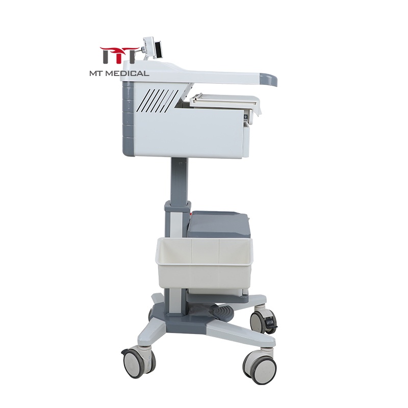 MT- MEDICAL Equipment Computer Laptop Workstation Surgical Device Cart Drawer Trolley with Remote...