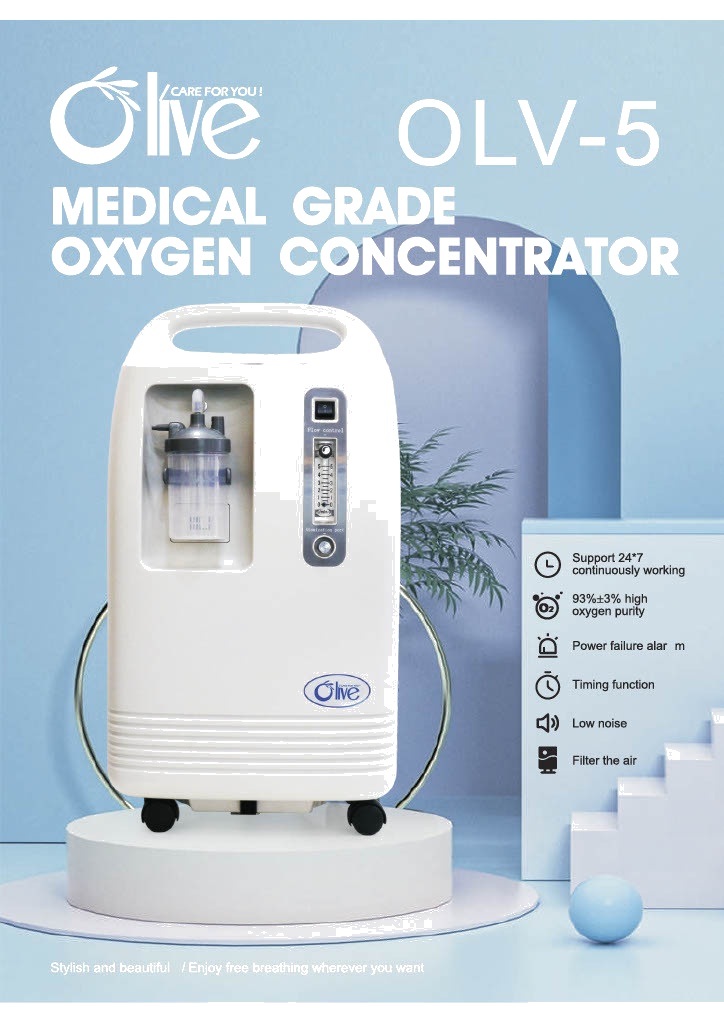 Olive 93% Purity Medical 5 Litros Concentrador Oxgeno Hospital 20 Liters Oxygen Generator 10l Oxy...