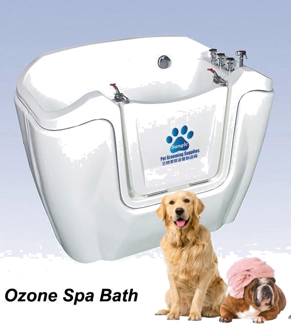 Pet Shop Grooming Clean Large Ozone Pet Tub Dog Spa Tub With Drying Dog