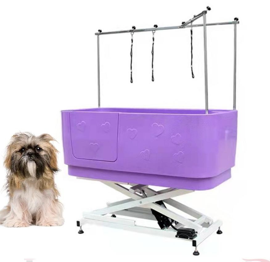 Dog Grooming Veterinary Grooming Bathtub Large Pet Plastic Bathtub Luxury Dog Spa Hot Tub