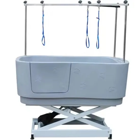Veterinary Electric Lift Plastic Bath Tub Animal Foldable Elevated Dog Cat Bath Tub