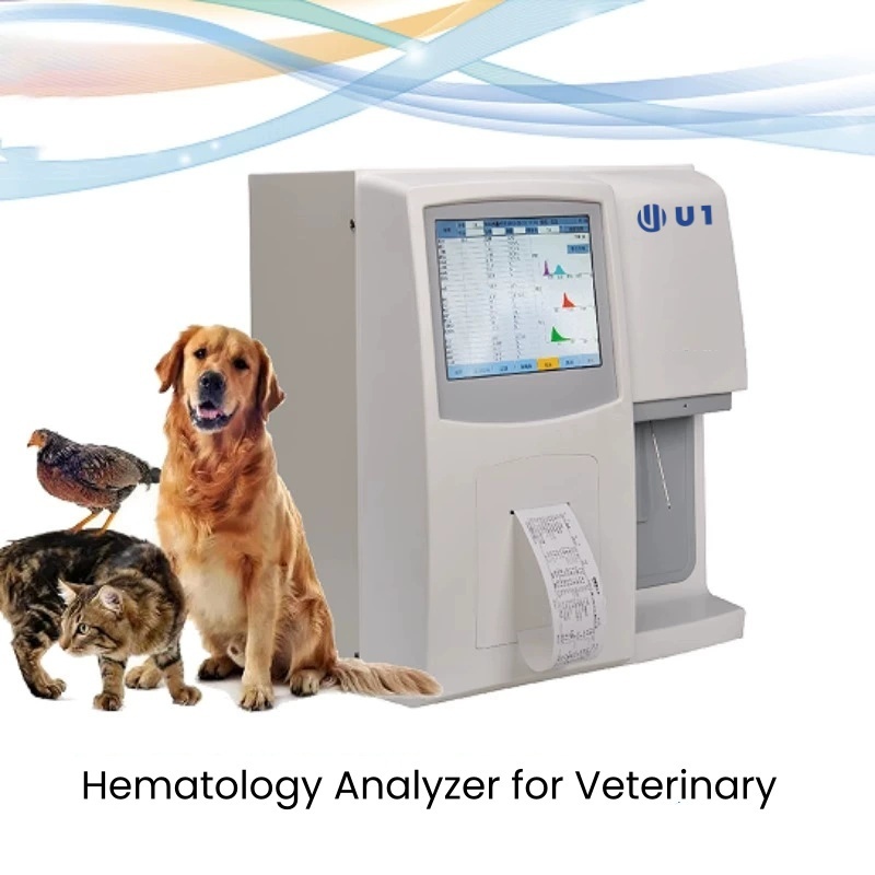 Blood Testing Machine 3-part Veterinary Hematology Analyzer for Dog,Cat,Horse,Pig,Cow