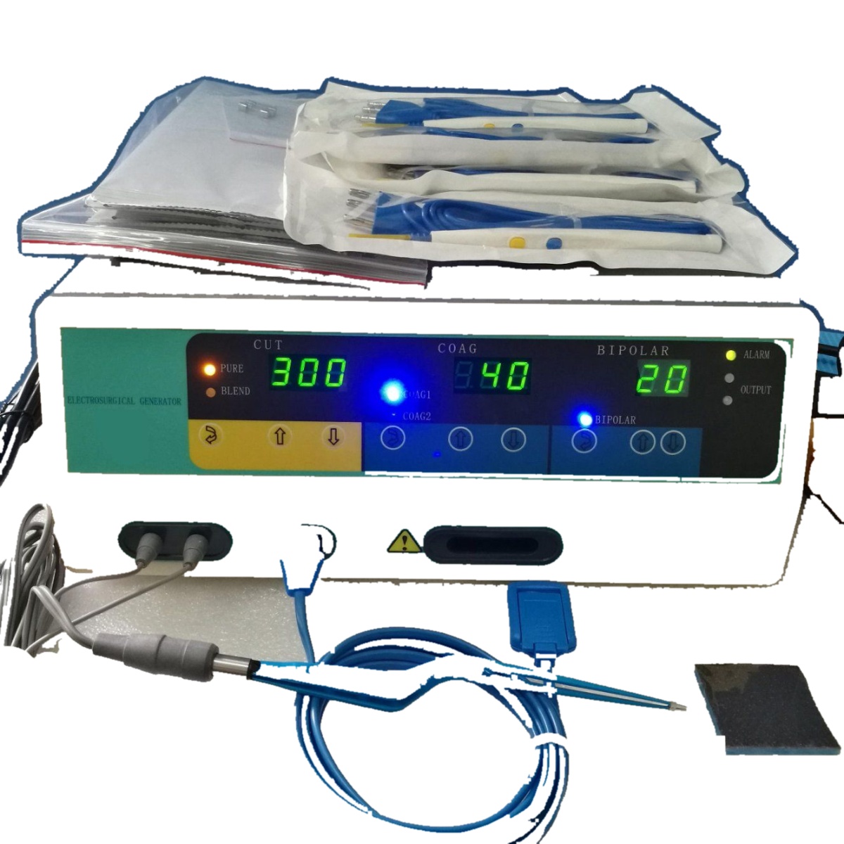 Bipolar Electrosurgical Cautery Unit Medical High Frequency Electrosurgical Unit