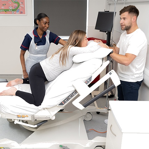 Woman Giving Birth Maternity Equipment Water Proof Cushion Electric Hospital Gynecology Delivery ...