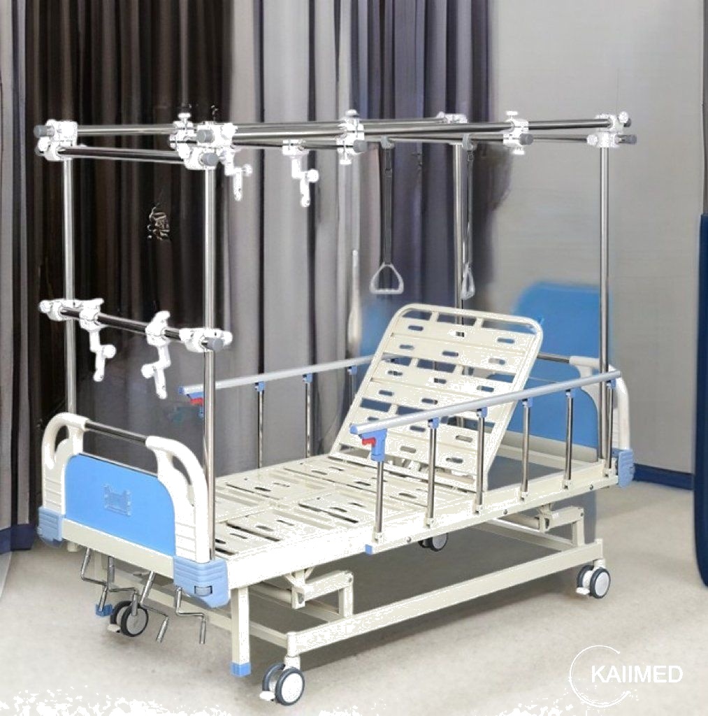 Manual Hospital Bed with Casters