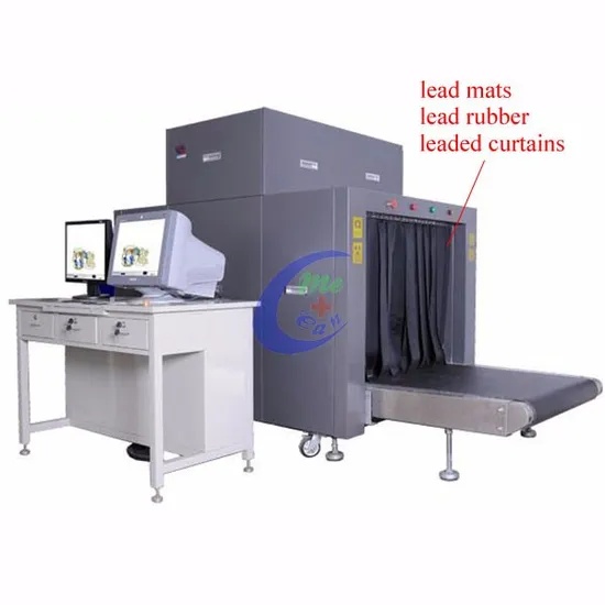 0.35mm Pb Lead Rubber Curtains for Rapiscan X-ray Machine, Lead Shielding Curtain
