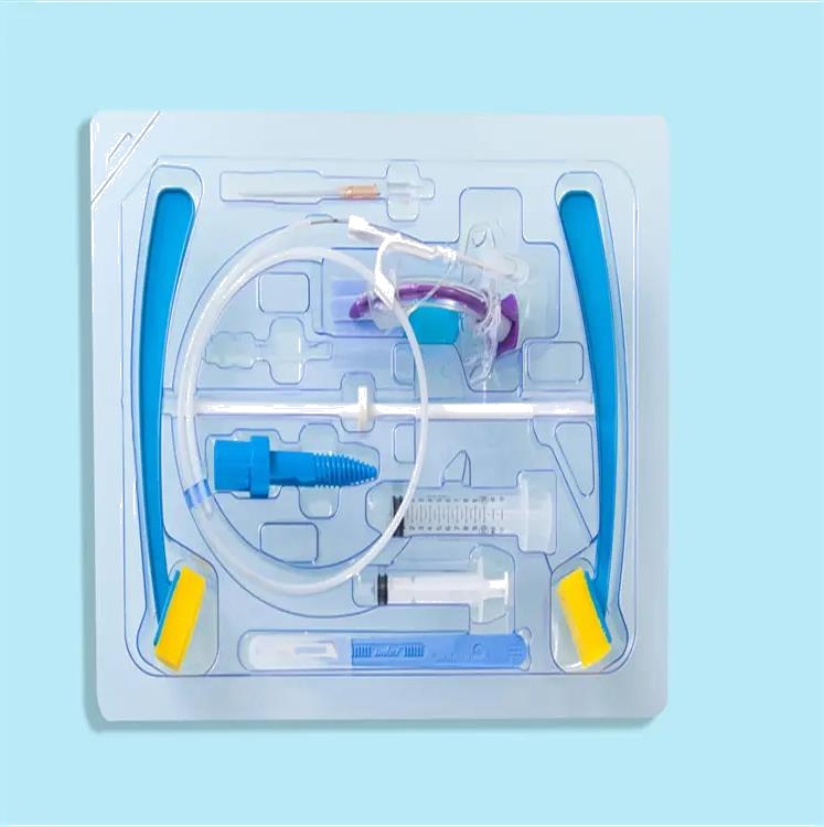 Disposable Percutaneous Cuffed Tracheostomy Tube Kit