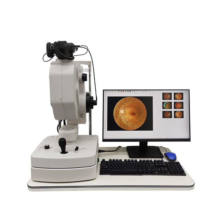 FFA Digital Eye Retinal Fundus Camera Fluorescein Angiography Automated Portable Fundus Camera Op...