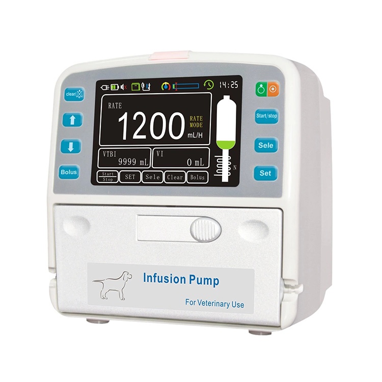 Eb12 Vet Electric Infusion Syringe Pump Veterinary Instruments for Pet Injection Clinic Iv Infusi...
